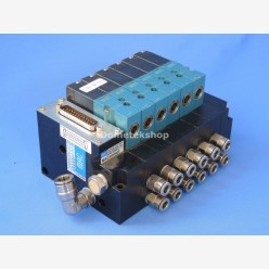 MAC valve block with 6 valves 16 mm (New)